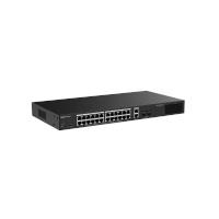 RUIJIE REYEE RG-ES228GS-LP 24 PORT GİGABİT 10/100/1000 +2 PORT UPLINK+2 SFP POE 370 WATT CLOUD YÖNETİLEBİLİR RACK MOUNT - 3